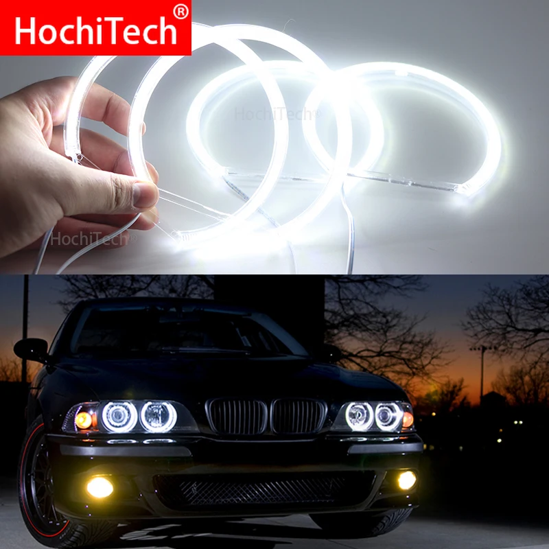 For BMW 5 series E39 OEM 2001 2002 2003 Super Bright white color 3528 SMD led Angel Eyes kit daytime running light DRL 