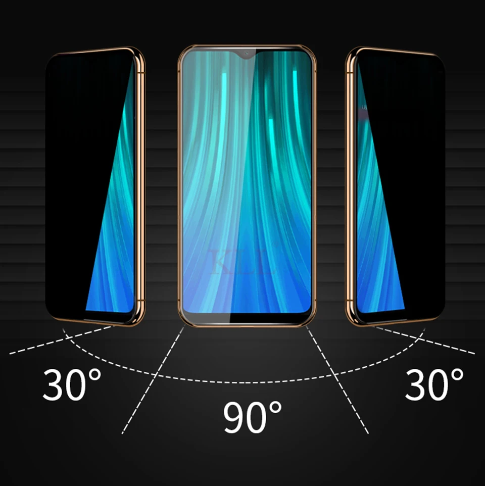 Анти-шпионское закаленное стекло для Xiaomi Redmi Note 8 Pro Полное покрытие анти-писк конфиденциальности протектор экрана для Redmi 8 8A 7 7A стекло