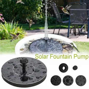 

Solar Fountain 7V Black Outdoor Energy Saving Lotus Leaf Fish Tank Fountain Water Pump Solar Water Pump Plastic Aquarium