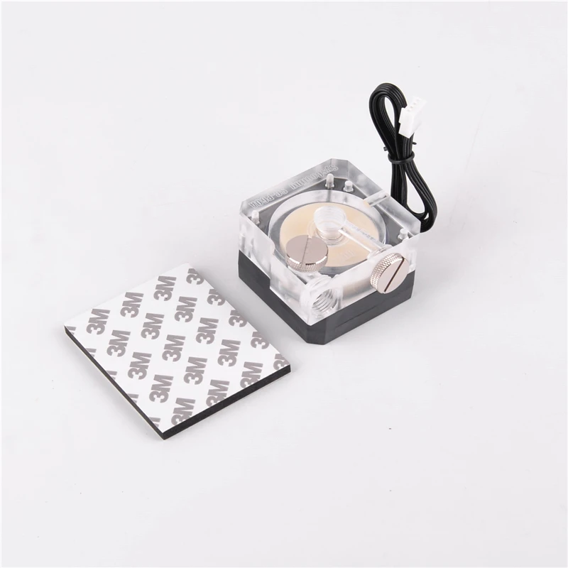 Syssiling 450L/H щеточный насос постоянного тока 12 В 25 дБ MCU SC P60A, акриловый водяной насос со светодиодной подсветкой для системы охлаждения ПК|pc cooling system|cooling systempc cooling | АлиЭкспресс