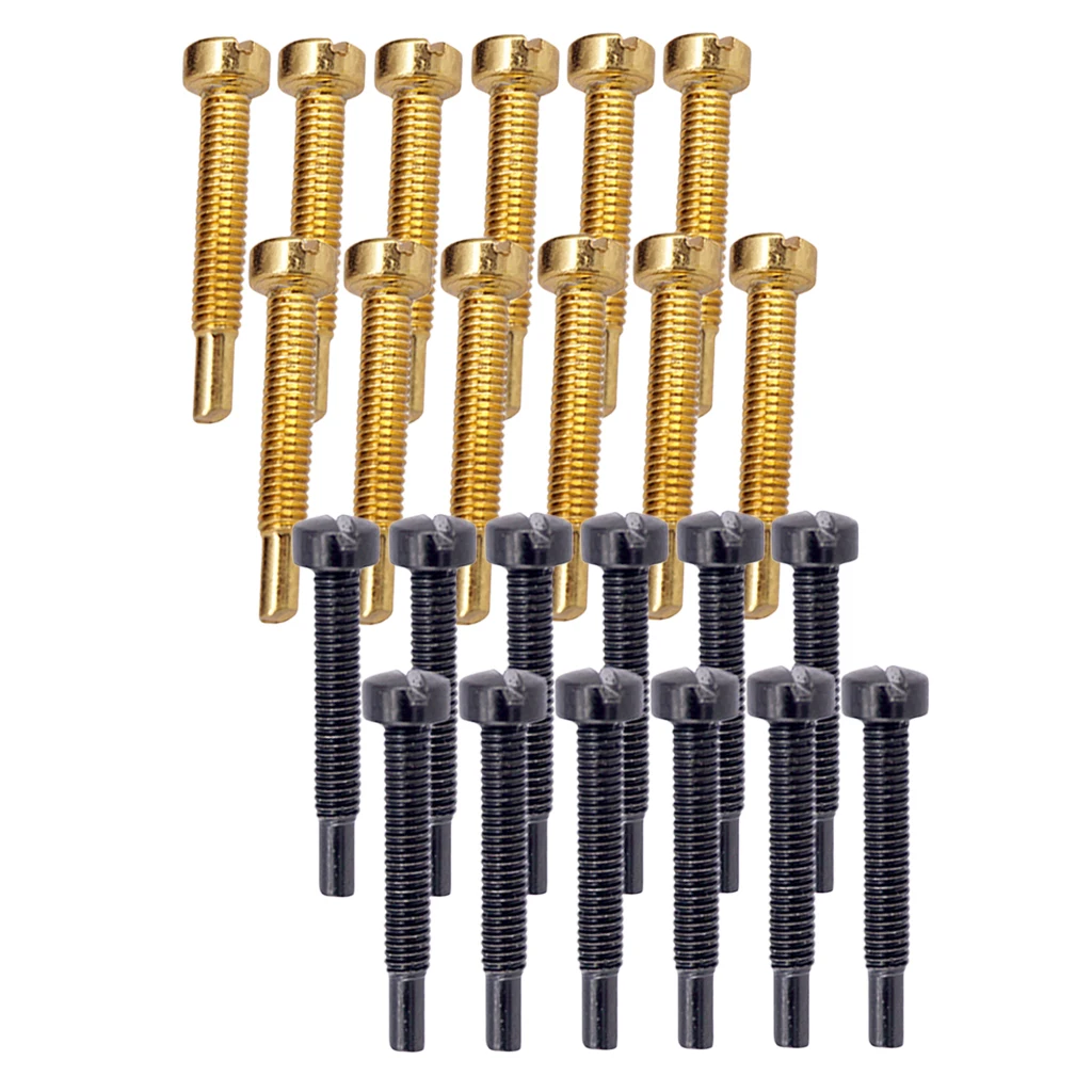 12 Pcs Iron Electric Guitar Humbucker Polepiece Mounting Screws Guitar Humbucker Screws 12 Pcs Iron Electric Guitar Humbucker Polepiece Mounting Screws Guitar Humbucker Screws