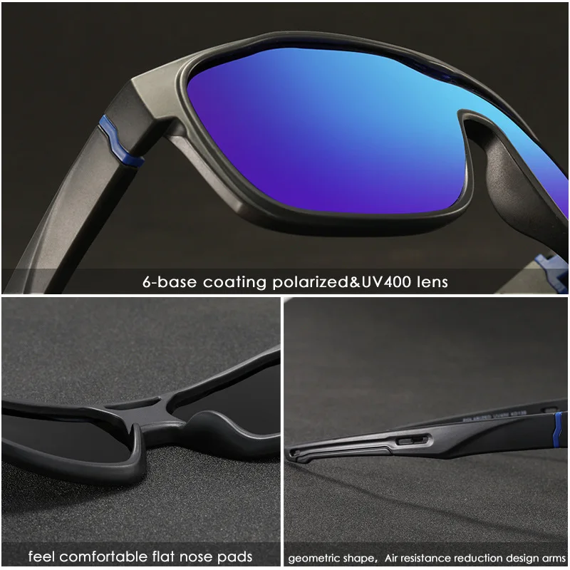 KDEAM фирменный дизайн Мужские солнечные очки больших размеров большие очки оправа ветрозащитные очки спортивный стиль квадратные оттенки мужские оттенки KD139
