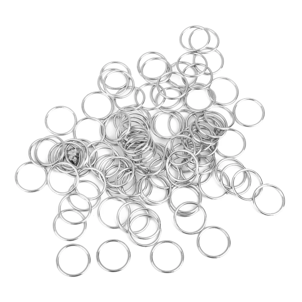 100 Lingerie Bra Strap Rings Sliders Adjuster for Corset Garter Underwear Sewing 100 Lingerie Bra Strap Rings Sliders Adjuster for Corset Garter Underwear Sewing