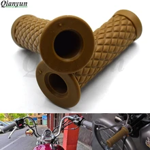 Универсальный 7/" 22 мм мотоцикл Винтаж резиновый руль для мотоцикла для поездок на мотоцикле DUCATI Монстр M400 M600 M620 M750 M750IE M900