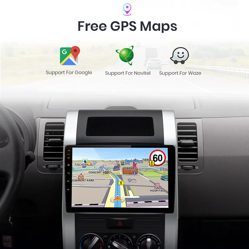 2 din Android 9.1 Car Radio Multimedia Video Player For Nissan X-Trail XTrail X Trail T32 T31 2007-2015 Car Stereo GPS Navigaion
