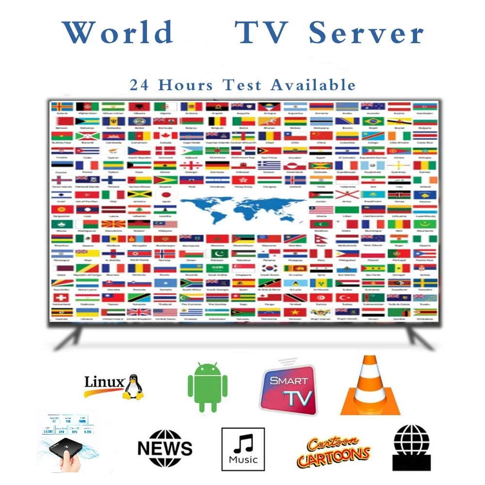 IPTV German Turkish UK Poland Romania Hungary Czech Spain Nordic HD Support Android M3U Smart TV Series | Электроника