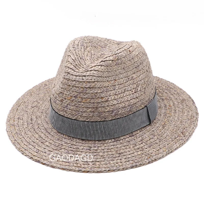 Men Women Beach Wide Brim Fedora 
