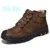 High Quality Outdoor Men's Shoes Genuine Leather Hiking Shoes Men Handmade Non-slip Warm Winter Boots for Men Winter Snow Boots 9
