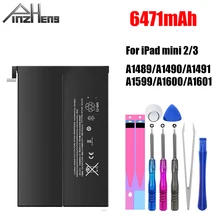Аккумулятор для планшета PINZHENG 6471 мАч для iPad mini 2 3 Сменная батарея A1489 A1490 A1491A1599 A1600 A1601 с инструментом