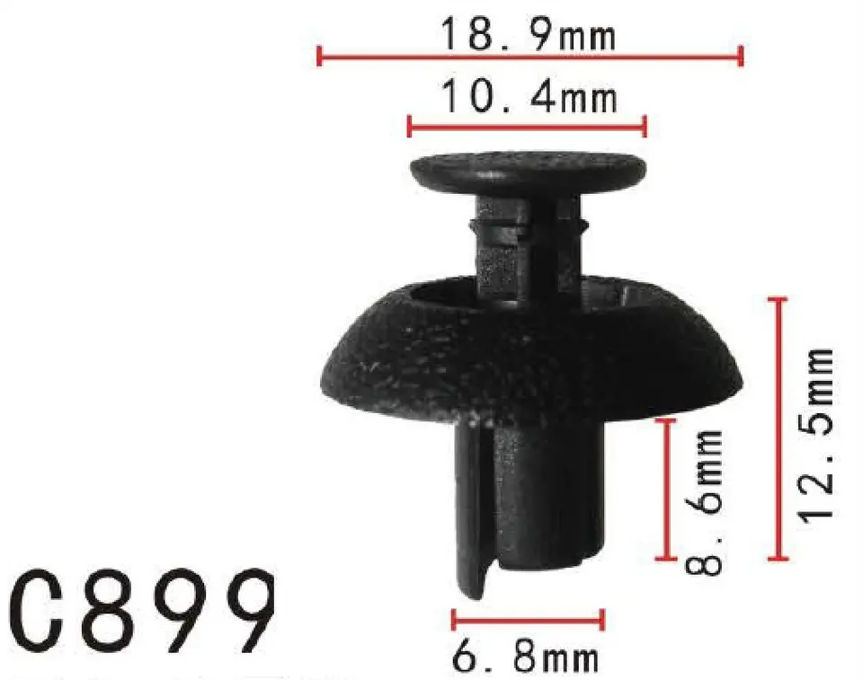 Find 50X OEM QUALITY LEXUS TOYOTA ENGINE UNDER COVER RETAINER CLIPS PN: 90467-07201 In Good - Foto 3
