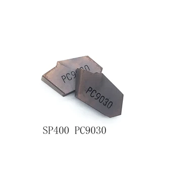 

10PCS SP400 PC9030 Parting and grooving cutting tools CNC lathe machining tools high quality cutter