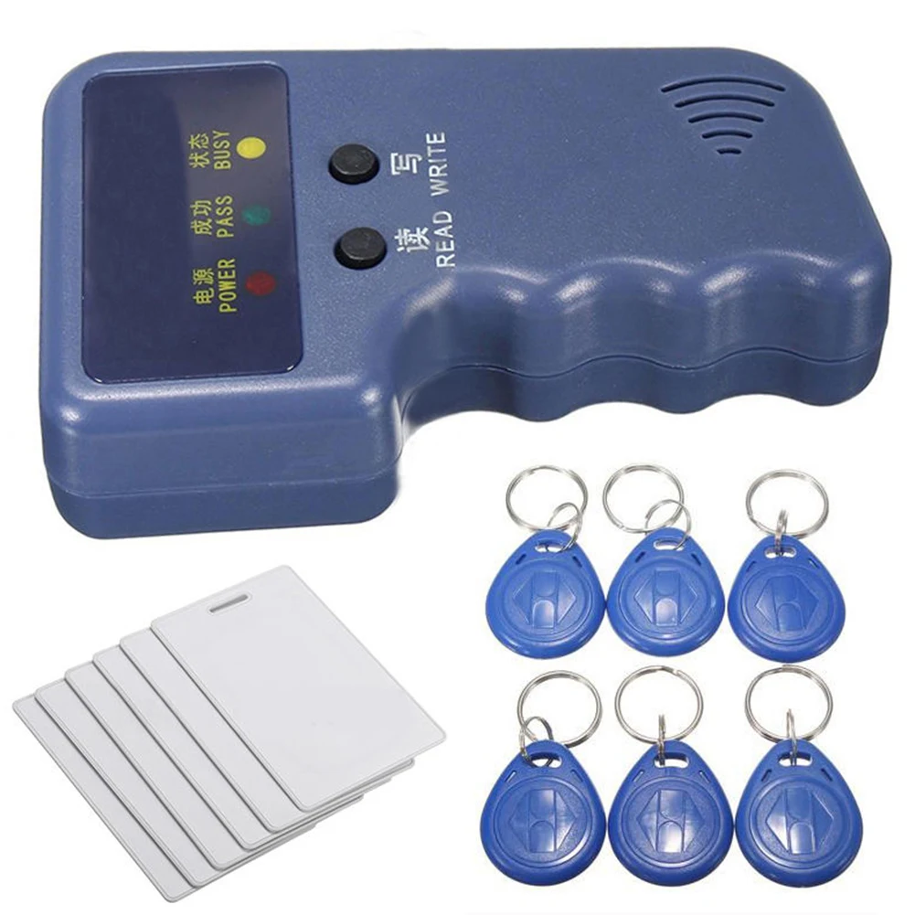 set 1 Ручной 125 кГц RFID Копир Писатель RFID Дубликатор EM ID копир+ 5 шт. EM4305/T5577/CET5200 перезаписываемые брелки - Цвет: set 1
