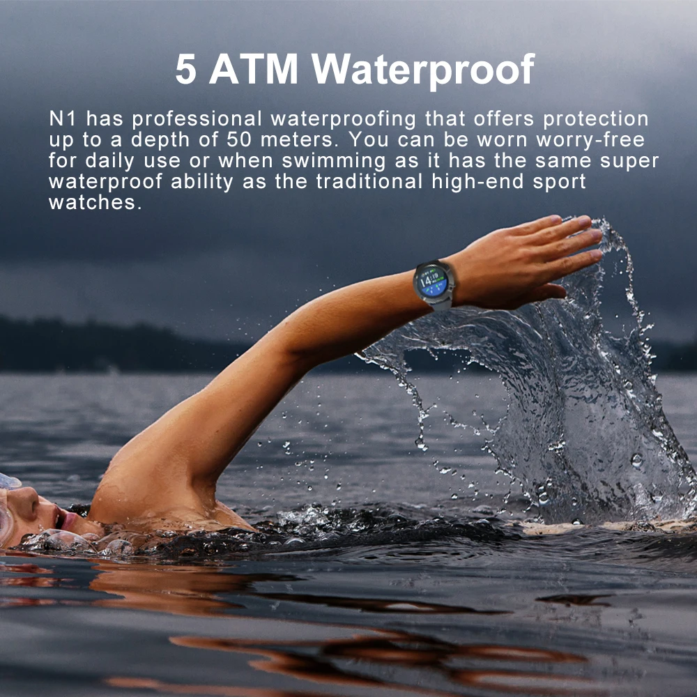 5 atm resistente al agua