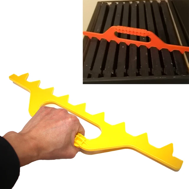 5 db Méhészet Műanyag Keret Távtartó 8 9 Keretek Méhcsatlakozók Kerti Készletek Méhkas Mérési Távolság Eszközök Farm - Image 3