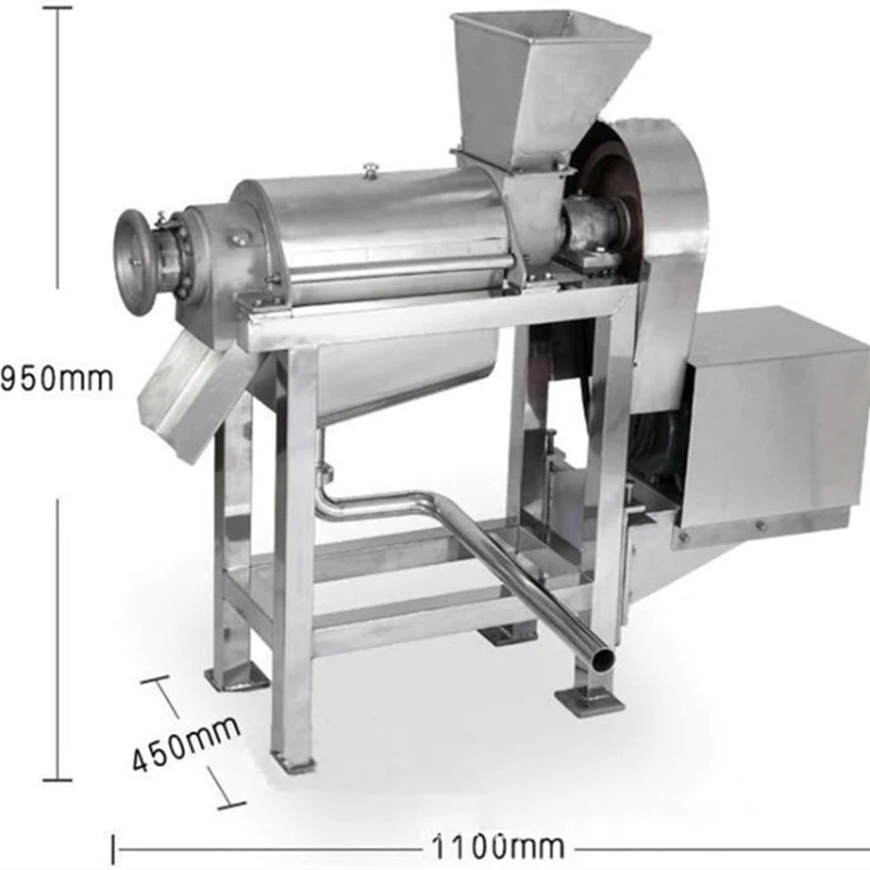

Fruit and vegetable crushing and squeezing juicer Commercial 1.5KW pulping machine Electric large-scale juicer 500kg/h