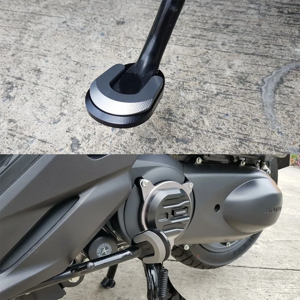 Боковая стойка с ЧПУ для HONDA FORZA MF13 Forza 125 Forza 250 300 Мотоциклетные аксессуары боковая подставка расширение увеличивающая подставка