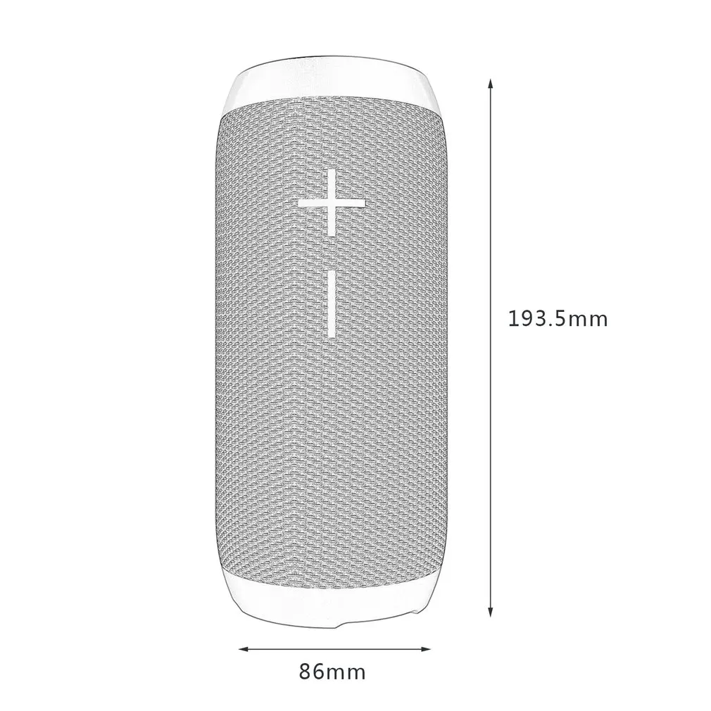 HOPESTAR P7 может форма Bluetooth динамик TF карта музыкальный плеер водонепроницаемый внешний аккумулятор поддержка 1+ 1 беспроводной последовательный функция