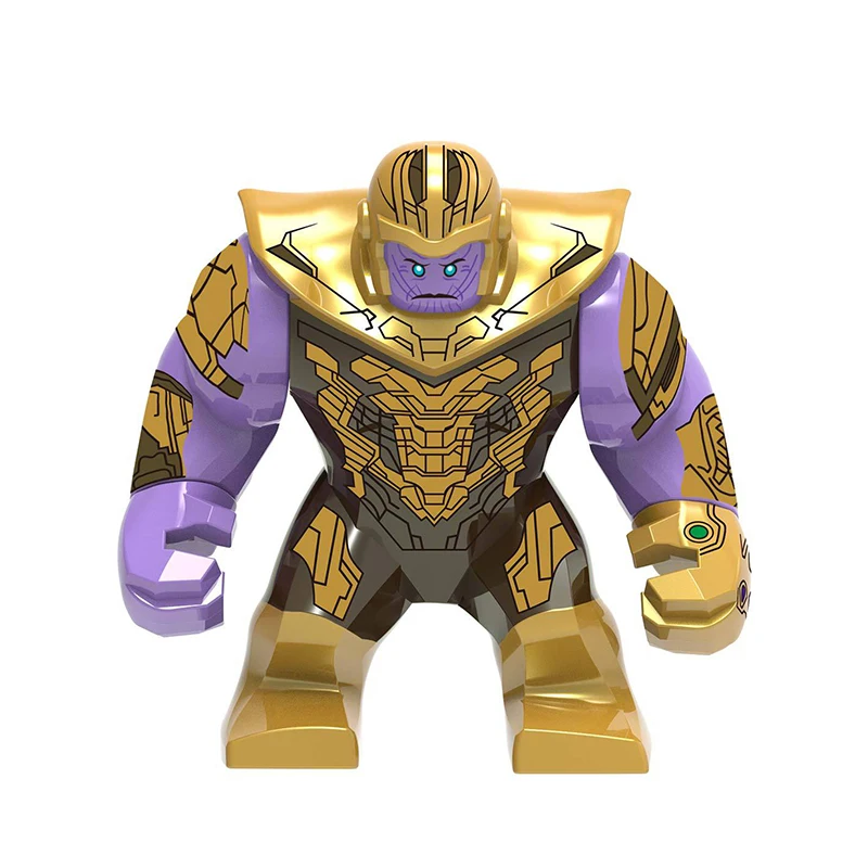 

Thanos Black Panther Hulk Iron Man Glove Avengers 4 Endgamer Action Figure Blocks Compatible Marvel Toy