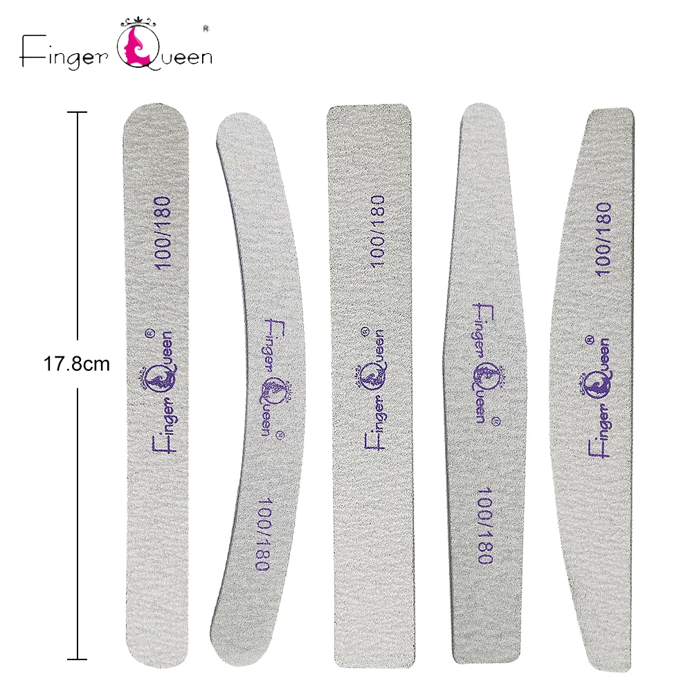 Fingerqueen 5 форм пилочка для ногтей извести художественные Советы маникюрные алмазные инструменты шлифовальный лак аксессуары для дизайна ногтей инструменты для маникюра FCB002