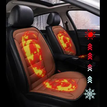 

Car Heated Seat Cushion 12V Anti-slip Plush Electric Heating Pad Cover For Winter Home Cushion Cardriver Heated Seat Cushion