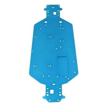 

Hot 3C-RC Car 1/10 HSP 04001 Aluminum Alloy Metal Chassis Upgrade Parts for Buggy Bigfoot Truck 94107 94170 94118 94111 Blue
