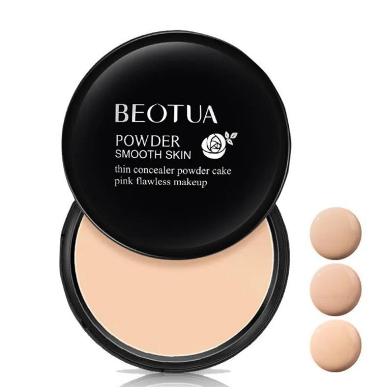03 Breathable Pressed Powder Thin And Light Even Skin Color Easy To Apply Cover Defects Make up Powder - Цвет: 03