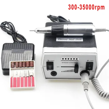 

300-35000RPM Electric Nail Drill Manicure Machine Set for Nail Pedicure Machine Fingernail Drill File Equipment Manicure Tools