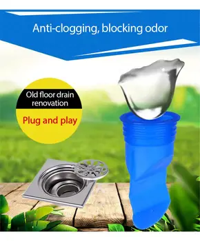 

28-44mm Deodorization Type Floor drain thread Kitchen bathroom floor Water basin and toilet drain Automatic folding cocina
