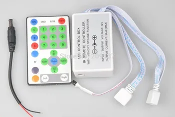 

25 Key 12V Wireless RGB Controller IR Remote for Horse Race 5050 3528 LED Strip,