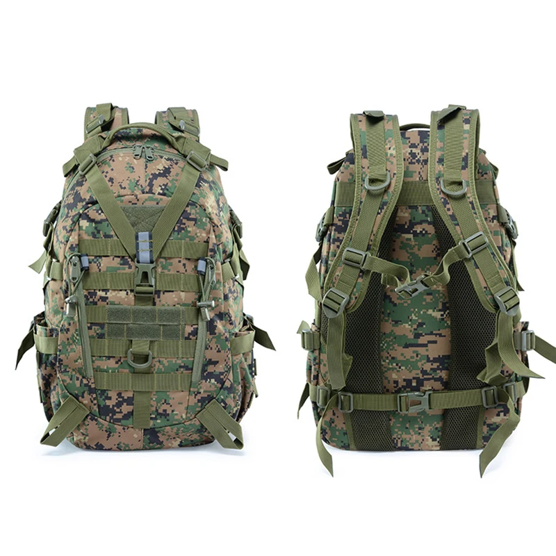 JD 25л Тактический Рюкзак Molle большой емкости военный мужской альпинистский походный рюкзак для путешествий походный Камуфляжный охотничий рюкзак - Цвет: JD
