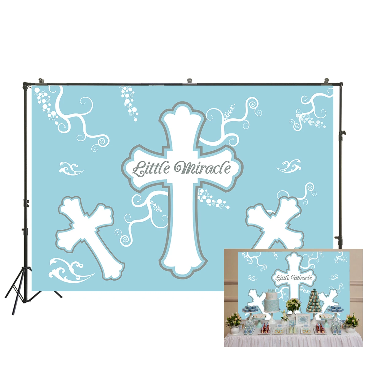 cross for baby boy baptism