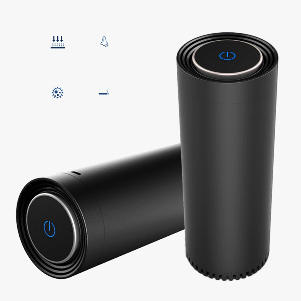 Car Portable Travel Bedroom Air Purifier Freshener Aroma Diffuser Infrared Sensor Air Cleaner For Car Home Office Smoking USB