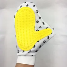 Силиконовая щетка для животных перчатки Deshedding нежный эффективное Уход за лошадьми перчатки "Кошка" Собака ванна для очистки питомца для домашних животных перчатка аксессуары для собак