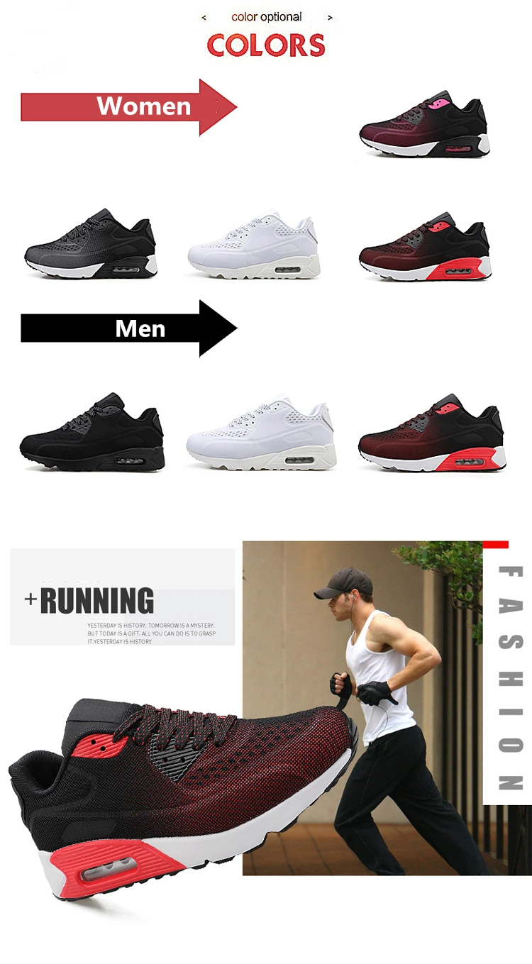 Пара обуви для мужчин и женщин; кроссовки для бега; модные кроссовки на воздушной подушке; коллекция года; кроссовки; уличная спортивная обувь; дышащая повседневная обувь