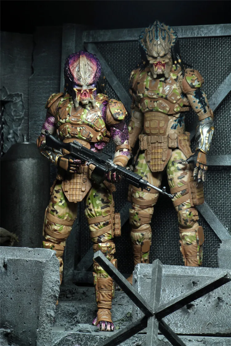 NECA 7 дюймов Хищник мессенджер 2 Коллекция фигурка для фанатов праздничный подарок
