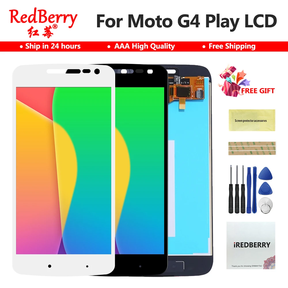 ЖК-дисплей для Motorola Moto G4 Play XT1603 XT1601 XT1604 XT1602 | Мобильные телефоны и аксессуары