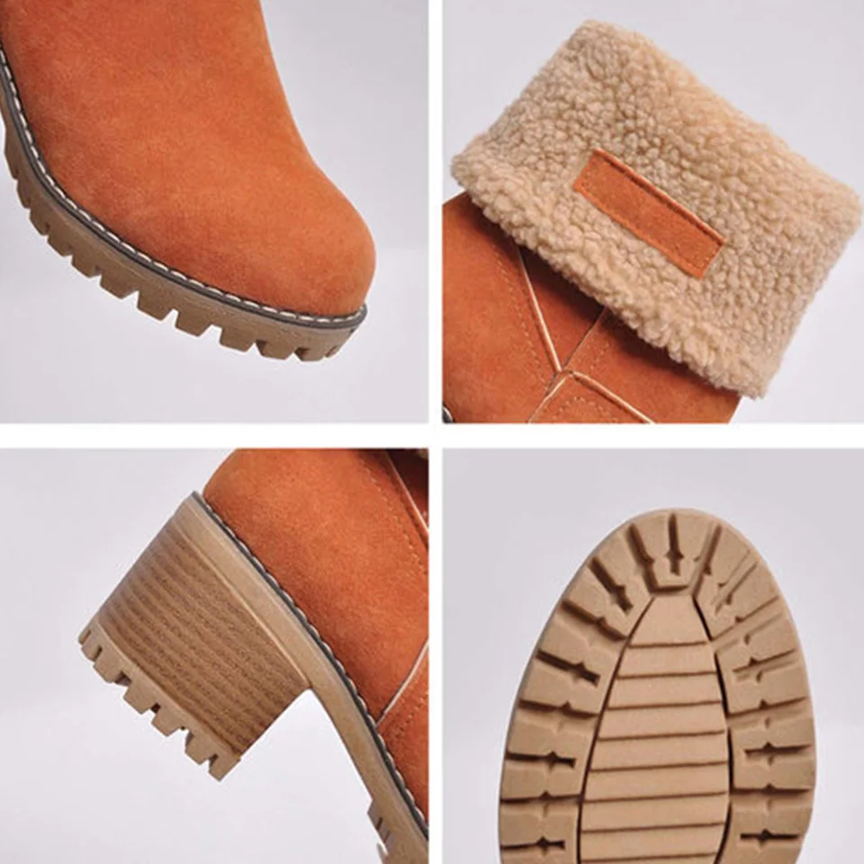 EOFK женские кроссовки; зимняя теплая короткая плюшевая обувь; женские модные ботильоны; кроссовки; обувь с высоким берцем; большие размеры; zapatillas mujer