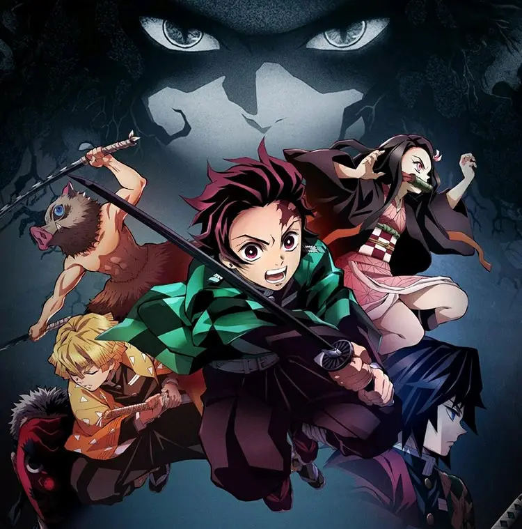 Demon Slayer Kimetsu no Yaiba cosplay shawl anime Kamado Tanjirou Kamado Nezuko fara plush keep warm 1.6m for gift