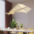 Modern lüks Led tavan avize ışıkları oturma odası için Nordic yemek odası mutfak kolye ışıkları kısılabilir avize lamba #3