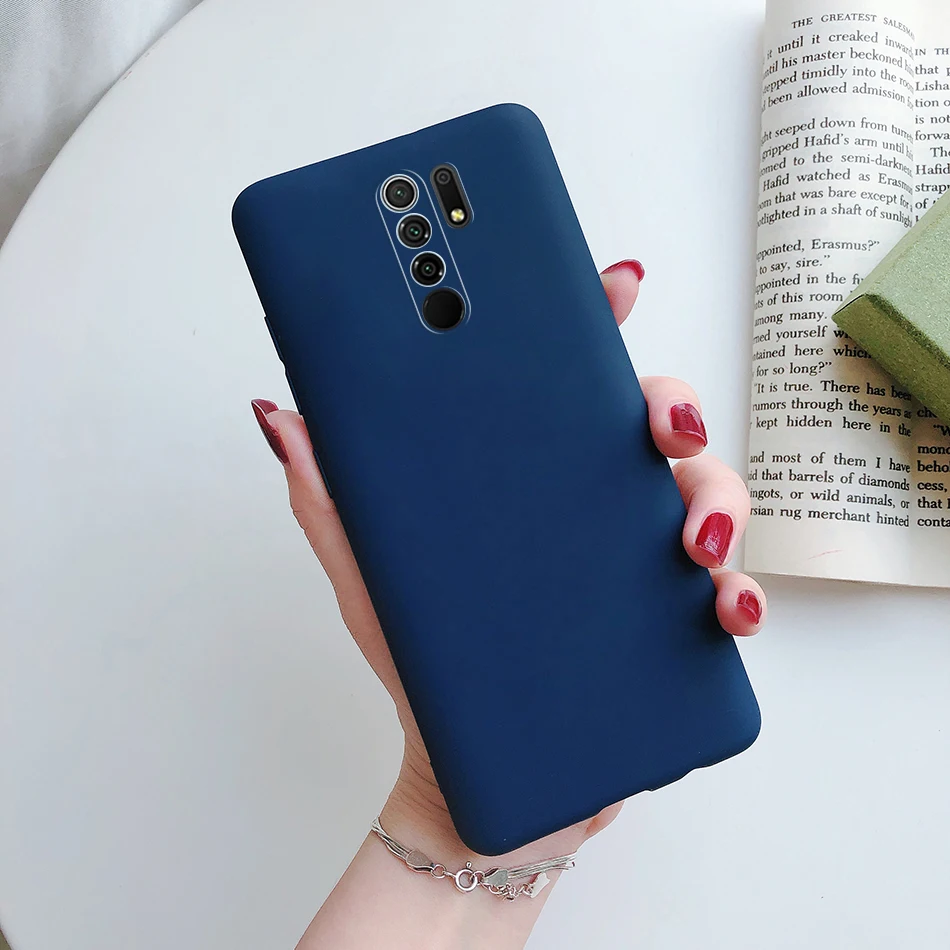 Candy Color Silicone Phone Case For Xiaomi Redmi 9 9A 9C 5A 6A 7A 8A Redmi Note 5 6 7 8 9 10 Pro Matte Soft TPU Cover Cases