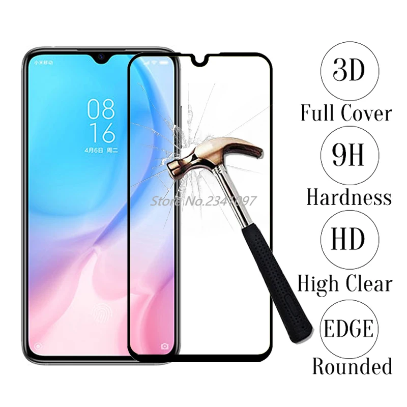 Закаленное стекло для Xiaomi Poco X3 Mi A3 CC9 CC9e Защита экрана 9 Se Play Glass Redmi Note 7 Redmi7 Tremp |