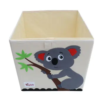 

1 Pc Storage Box Foldable Cartoon Patterned Clothes Storage Box for Store Toys