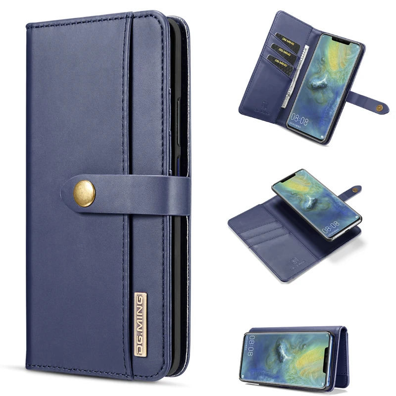 

Business Leather Flip Case For Huawei P30 P20 Pro Stand Wallet Detachable Magnetic 2 in 1 Card Case Cover For Huawei Mate 20 Pro