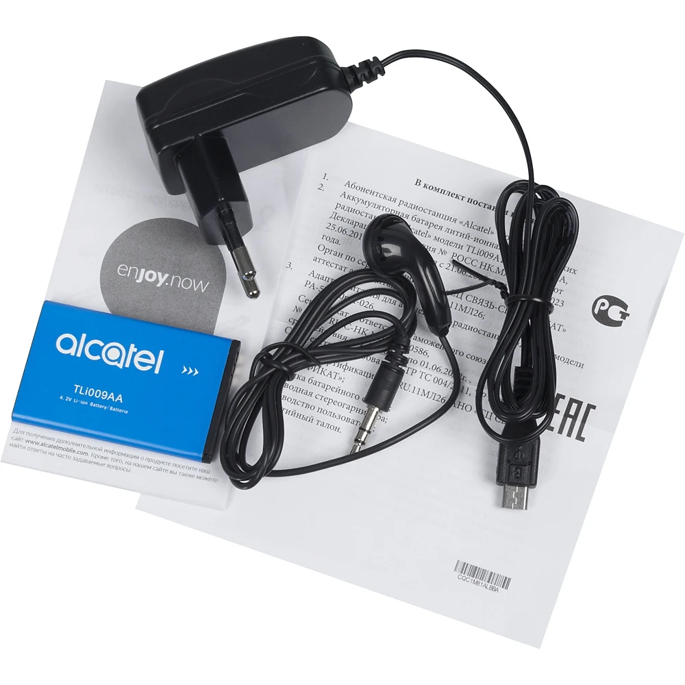 Мобильный телефон Alcatel OneTouch 2003D темно-серый 2Sim 2.4" TFT 240x320 0.3Mpix