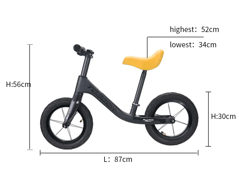 Карбоновая рама детский карбоновый полный велосипед для От 2 до 4 лет детский карбоновый велосипед детский балансировочный велосипед