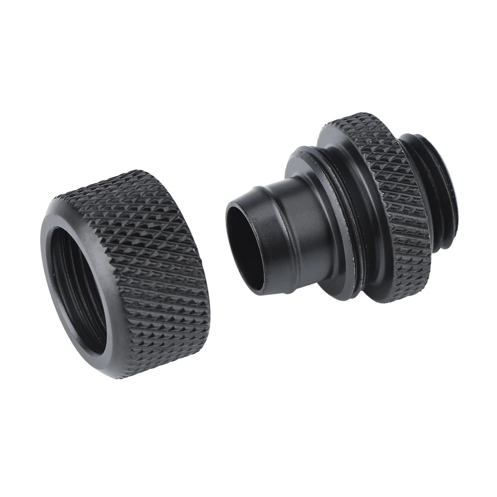 Water Cooling Fittings Tube Fitting 2PCS for 9.5x12.7mm Thin Tubes G1/4 Thread Flexible Tube Connector Brass Two-Touch Fitting
