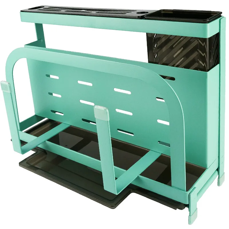  Household Candy Color Kitchen Combination Storage Rack Cutter Chopsticks Chopsticks Chopping Board  - 4000396397289