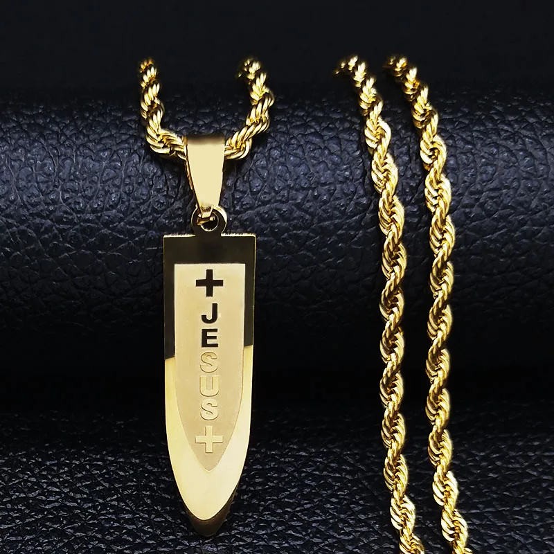 Модное ожерелье с лезвием из нержавеющей стали золотого цвета длинное ожерелье ювелирные изделия для женщин или мужчин collares largos de moda N3309 - Окраска металла: D GD 60cm RM