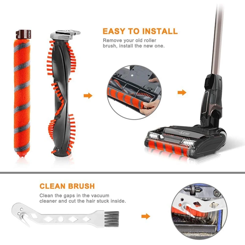 Vacuum Roller Brush Replacement For 
