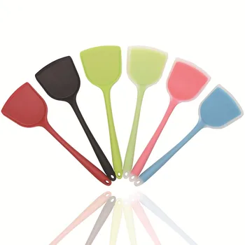 

Kitchen Utensil Turners Spatula Heat Resistant Integrate Handle Silicone Spoon Scraper Pan Spatula Cake Kitchen Cooking Tool